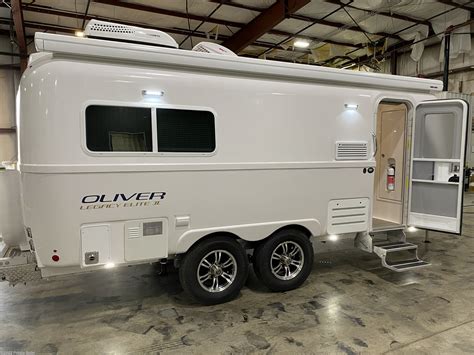The <strong>Legacy Elite</strong> II has a slick aerodynamic design that measures in a 23′ 6″ long and 7′ wide. . Used oliver legacy elite travel trailer for sale
